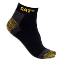 CAT Men's Trainer Work Socks, 3 Pack - Black