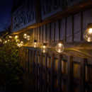 Smart Solar GloBulb String Lights, Set of 20 - Warm White