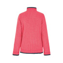 Weird Fish Women's Beye Quarter  Zip Grid Fleece - Barberry Red