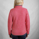Weird Fish Women's Beye Quarter  Zip Grid Fleece - Barberry Red