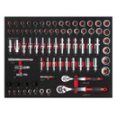 278 Piece Tool Set in Roller Cabinet