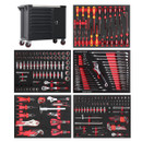 278 Piece Tool Set in Roller Cabinet