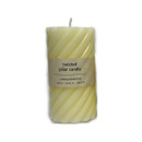  Baltus Ivory Twist Candle - 14cm