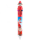 A red elf multicolour pen.