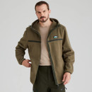 Front view of Ridgeline Kodiak Fleece Jacket in Ivy Green colour Front view of Ridgeline Kodiak Fleece Jacket in Ivy Green colour