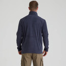 Back view of a man wearing a Ridgeline Narvik Fleece in a Navy colour