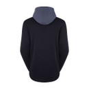 Rear view of a Ridgeline Men's South Island Hoodie in a two-tone Navy