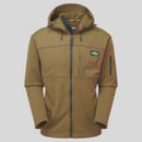 Front view of Ridgeline Gradient Softshell Jacket in Faded Teak