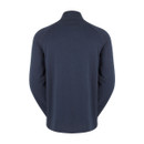Rear view of Ridgeline Baseline Zip Top in Navy