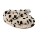 A slipper designed to look like Dalmatians with 3D ears. A slipper designed to look like Dalmatians with 3D ears.