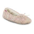 Totes Women's Knitted Ballet Slippers - Pink