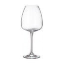 Crystal Bohemia Anser Red Wine Glasses on a white background