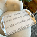 House & Herd Elephant Tea Tray - Grey