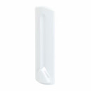 White wire back picture hanger on a white background facing to the left.