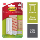 Packaging for 3M Command Wire Back Picture Hanger, holds up to 2.2 kg.