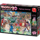 WASGIJ Destiny puzzle box depicting a comedic, historical highway robbery scene.