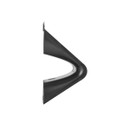 Luececo 3.2W Solar Outdoor Wall Light - Black