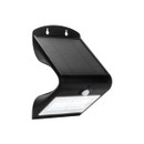 Luececo 3.2W Solar Outdoor Wall Light - Black