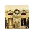 A gift set with a candle, reed diffuser and a room spray inside a gold box.