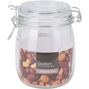Excellent Houseware Glass Jar with Glass Lid - 750ml