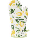 Oven Glove - Lemon and Leaves