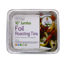 A large foil roasting tray