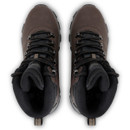 A pair of peat coloured walking boots