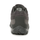 A grey walking boot