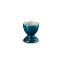 A teal egg cup