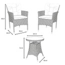 Wild Garden Cambridge 2 Seater Garden Furniture Bistro Set