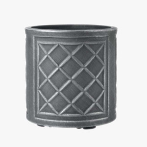 Stewart Blumentopf 20,3 Cm – Grün, Mit Drainagelöchern, Hochglanz