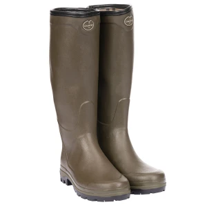 Men's Cotswold Grange Wellington Boots | Adjustable Buckle | Green | UK 4 EU 37 - View #11