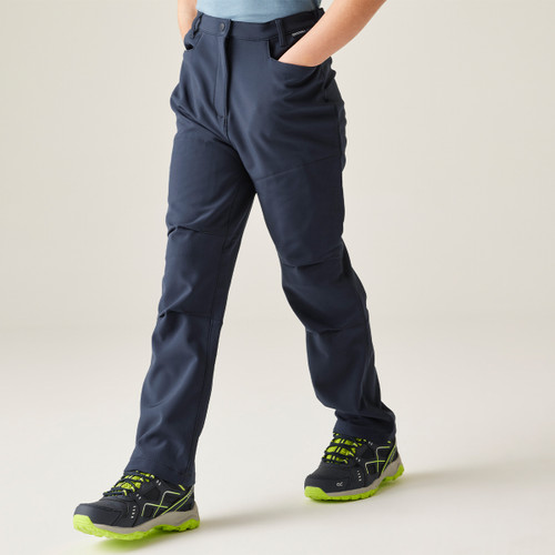 A view of a pair of navy Regatta trousers