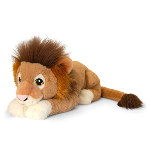 Plush lion soft toy with fluffy mane – cuddly stuffed animal for kids and toddlers