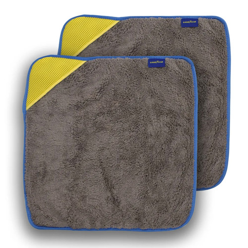 Goodyear Microfibre Luxury Cleaning Cloths - 2 Pack