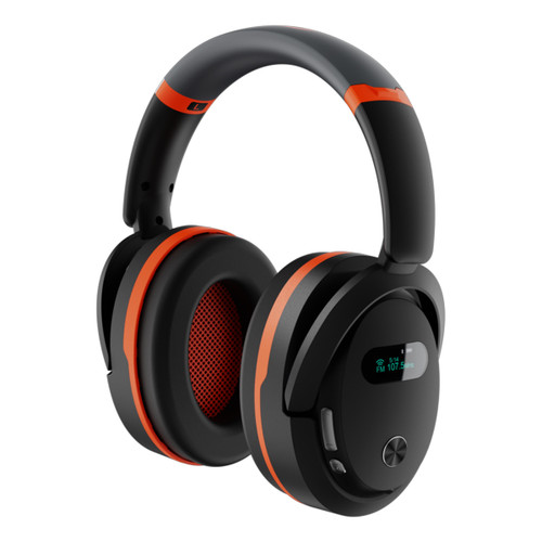 A view of Tactix Bluetooth & Radio Ear Defenders on a white background