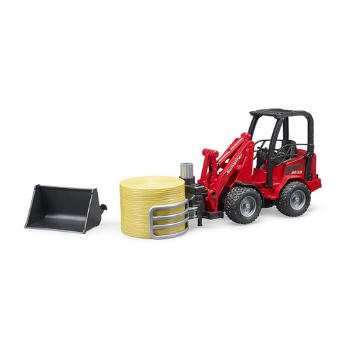 Bruder Schaffer 2630 Compact Loader Bale Gripper Toy