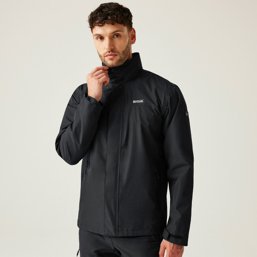 Regatta Men's Matt II Waterproof Jacket - Black 