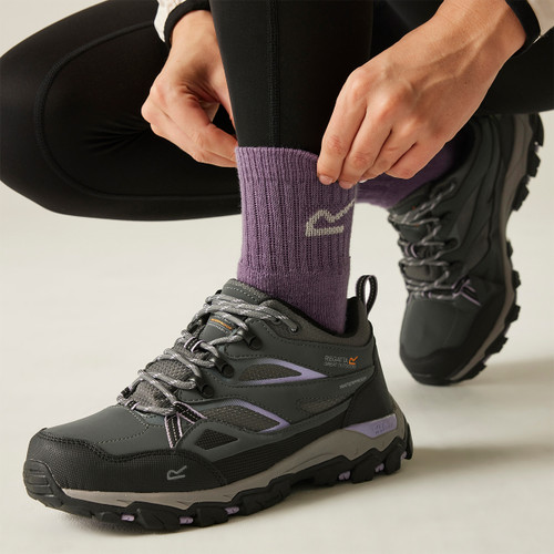 Regatta Women's Holcombe III Low Walking Shoes - Briar/Wisteria