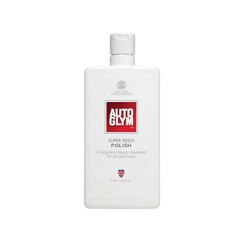 Autoglym Super Resin Polish bottle shown front-on against a white background.