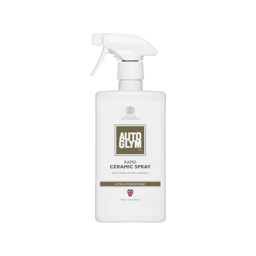 Autoglym Rapid Ceramic Spray trigger bottle shown front-on against a white background.