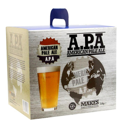 Young’s American Pale Ale home brewing beer kit box for making an American-style pale ale.