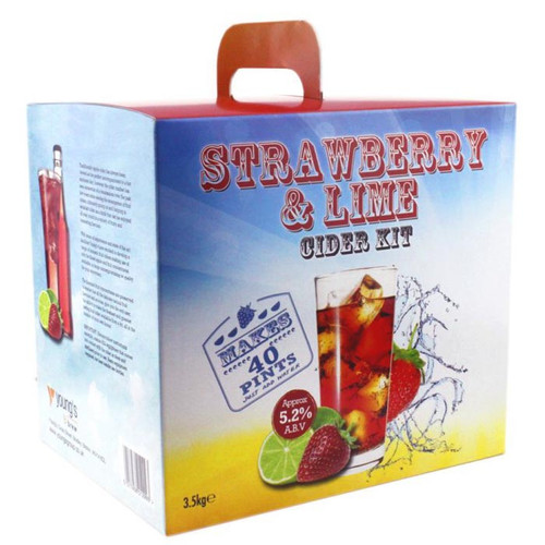 Young's Strawberry & Lime Cider - 40 Pint