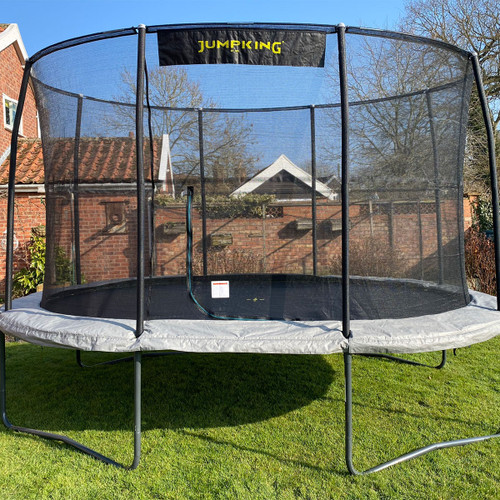 Jumpking 8ft x 11.5ft Oval Combo Pro Trampoline