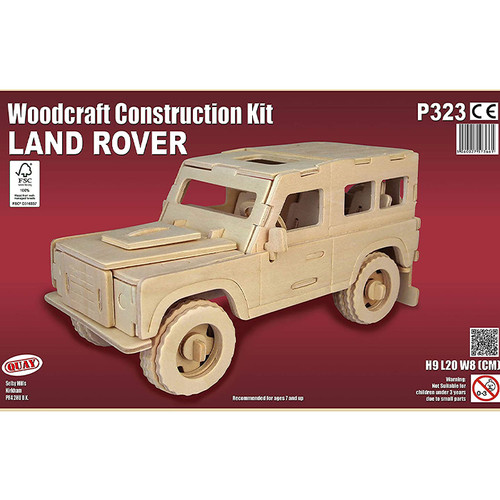 Woodcraft Construction Kit Land Rover Charlies