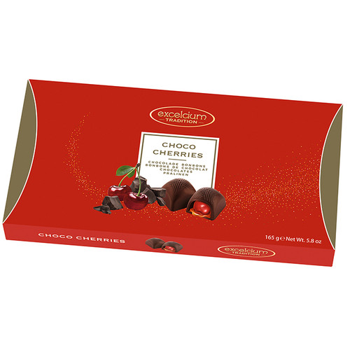 Dark Chocolate Praline with Cherry Filling