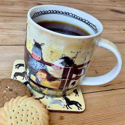 Alex Clark 'Pony Club' China Mug - 400ml