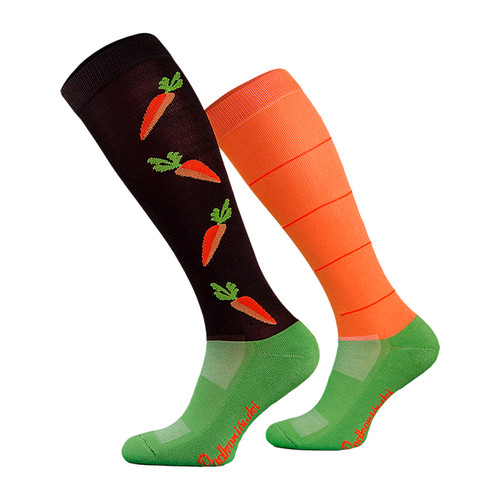 Women's Odd Pair Novelty Socks - Carrots