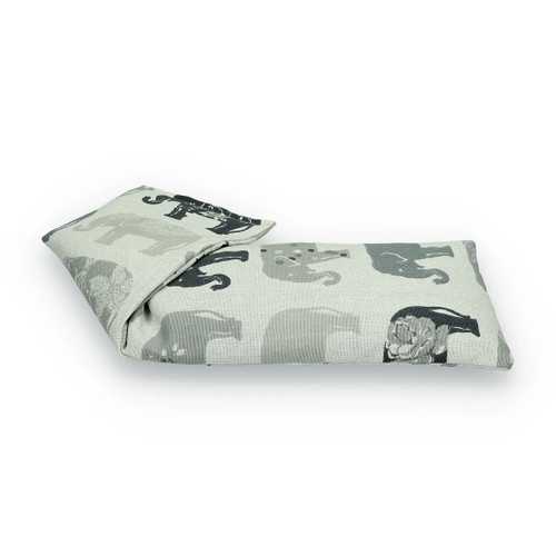 Lavender Scented Microwavable Neck and Shoulder Wrap  Grey Elephant