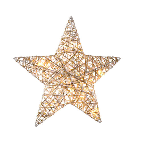 Battery LED Woven Star - 30cm